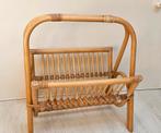 Vintage Boho Boheme Ibiza Style rotan tijdschriftenrek, Huis en Inrichting, Ophalen of Verzenden