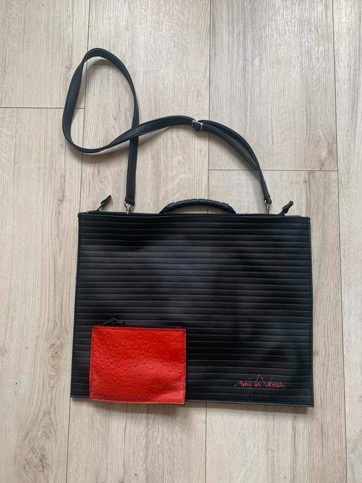 Maria la verda design 100% origineel, Sieraden, Tassen en Uiterlijk, Tassen | Damestassen, Nieuw, Overige typen, Zwart, Ophalen of Verzenden