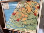 Vintage/retro - sale/opruiming, schoolplaat Zuid-Holland rol, Antiek en Kunst, Curiosa en Brocante, Ophalen of Verzenden