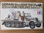 TAMIYA 1/35 GERMAN 8ton SEMI TRACK SdKfz. 7/1 No.050 Model K, Hobby en Vrije tijd, Verzenden, 1:32 tot 1:50, Nieuw, Truck