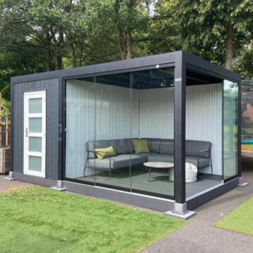 Showmodel buitenverblijf Allure 500 x 300, incl. fundatie en beschikbaar voor biedingen