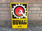 Emaille Reclamebord BOVAG Auto - Langcat, Verzamelen, Ophalen of Verzenden, Gebruikt, Reclamebord