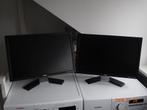 Twee Dell schermen, Computers en Software, Monitoren, Ophalen, Gebruikt, IPS, Kantelbaar