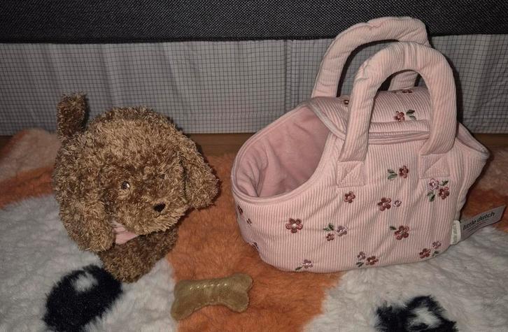 Little dutch hondje/puppy jackie in tasje NIEUW!, Kinderen en Baby's, Speelgoed | Knuffels en Pluche, Nieuw, Hond, Ophalen of Verzenden