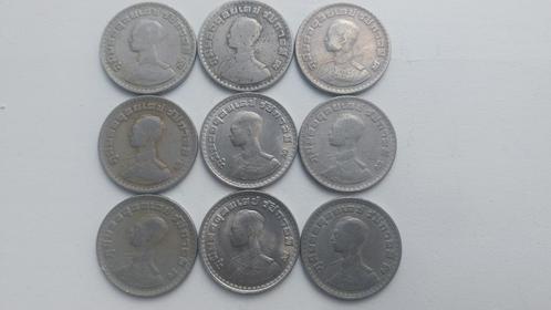 Thailand - oude 1 Baht munten, Postzegels en Munten, Munten | Azië, Zuidoost-Azië, Ophalen of Verzenden