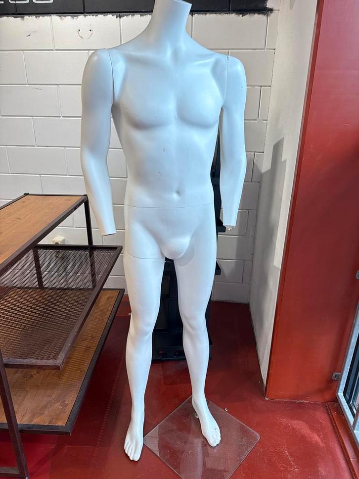 Witte mannelijke paspop, Hobby en Vrije tijd, Naaien en Fournituren, Zo goed als nieuw, Paspop, Ophalen