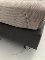 Boxspring grijs 90x200, Huis en Inrichting, Slaapkamer | Boxsprings, Ophalen, Gebruikt, 90 cm, Eenpersoons