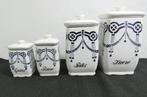 4 Franse art deco voorraad potten [921], Ophalen