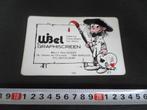 stickers WIBEL Graphiscreen Willy Beeckaert Nivelles  strip, Ophalen, Nieuw, Meerdere stickers
