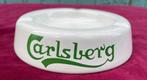 oude emaille asbak van Carlsberg bier., Ophalen of Verzenden, Zo goed als nieuw, Overige merken