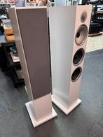Bowers & Wilkins 704 S2 luidsprekers, slijplak wit, Gebruikt, Op aanvraag, Bowers & Wilkins (B&W), 120 watt of meer