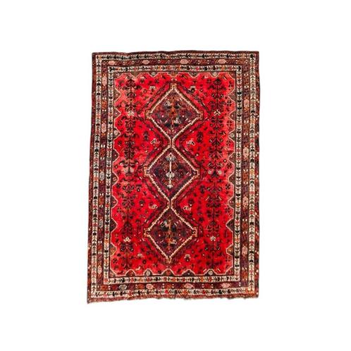 Handgeknoopt Perzisch tapijt Qashqai Nomad Iran 214x307cm, Huis en Inrichting, Stoffering | Tapijten en Kleden, Gebruikt, 200 cm of meer