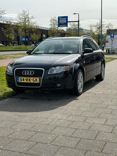 Audi A4 2.0 TDI youngtimer 103KW Avant 2005 Zwart, Auto's, Audi, Particulier, A4, ABS, Airbags, Airconditioning, Alarm, Android Auto
