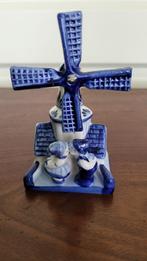 Vintage Delt Blauw windmolen handpainted hoogte 11,5 cm, Antiek en Kunst, Antiek | Keramiek en Aardewerk, Ophalen of Verzenden