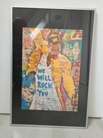 Freddy Mercury Poster vakkundig ingelijst te koop, Ophalen of Verzenden