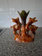 Soliflore keramiek beeld met 2 herten, Antiek en Kunst, Ophalen of Verzenden