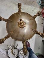Antieke kroonluchter met vogelmotief, Antiek en Kunst, Antiek | Lampen, Ophalen of Verzenden