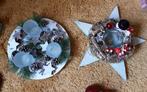 2 kerstdecoratieschalen, Diversen, Kerst, Ophalen, Zo goed als nieuw