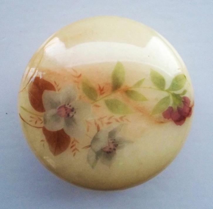Albasten pillen- snuisterijdoosje. Jaren '60. Italy., Antiek en Kunst, Curiosa en Brocante, Ophalen of Verzenden