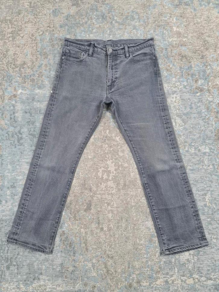 Levi's 504 W32 L30 Straight STRETCH Bronno3230 Grijs, Kleding | Heren, Spijkerbroeken en Jeans, Zo goed als nieuw, W32 (confectie 46) of kleiner