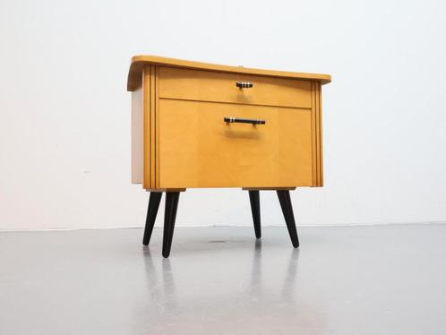 Vintage nachtkastje, Huis en Inrichting, Slaapkamer | Nachtkastjes, Gebruikt, 55 tot 70 cm, 45 tot 65 cm, Hout, Ophalen