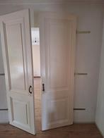 Franse deuren massief hardhout, Doe-het-zelf en Verbouw, Deuren en Horren, Ophalen, Gebruikt, Minder dan 80 cm, 215 cm of meer