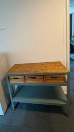 Ikea werkbank groen, Huis en Inrichting, Tafels | Sidetables, Verzenden, Zo goed als nieuw, 25 tot 50 cm, Rond