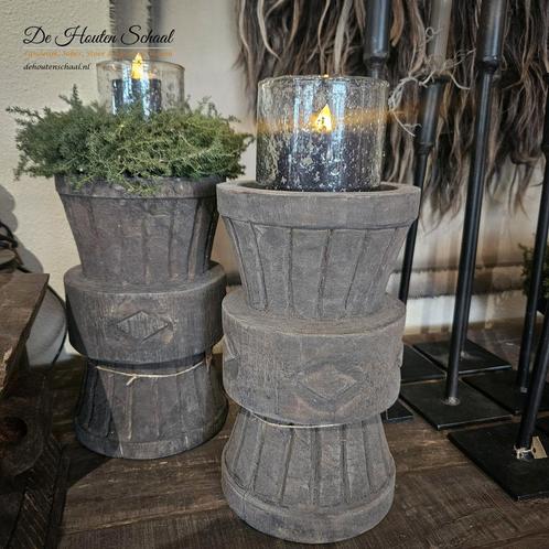 Houten Vijzel, Huis en Inrichting, Woonaccessoires | Overige, Nieuw, Ophalen