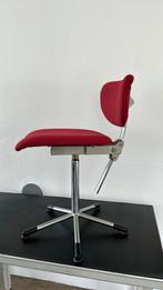 Bureaustoel vintage - de Wit Schiedam, Huis en Inrichting, Bureaustoelen, Ophalen of Verzenden, Gebruikt, Rood