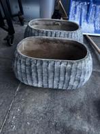 Bloempot landelijke stijl, Ophalen, Steen, Overige kleuren, Zo goed als nieuw