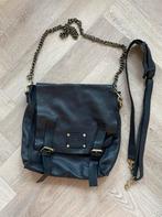 O my bag - zwart leren - schoudertas, Ophalen of Verzenden, Gebruikt, Zwart
