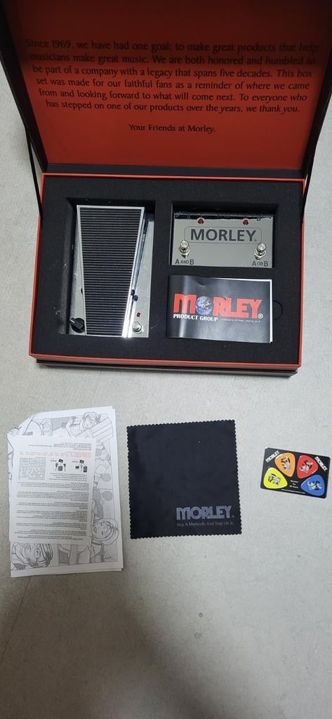 Morley 50th Anniversary Chrome Bundle - Zeldzaam!, Ophalen, Zo goed als nieuw, Wah Wah