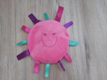 Knuffel knuffeldoekje Difrax zon roze K6891 beschikbaar voor biedingen