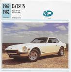 Ma859 autokaart datsun 260 z 2/2 ( 1969 -1982 ), Ophalen of Verzenden, Zo goed als nieuw, Auto's