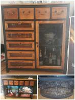 Set van twee mooie kasten en een lampenkap, Ophalen, Zo goed als nieuw, Minder dan 150 cm, Minder dan 100 cm