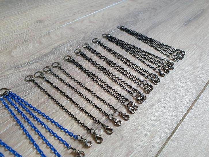 1:50 Hijskettingenset Zwart - 10 delig - Metaal, Hobby en Vrije tijd, Modelauto's | 1:50, Nieuw, Bus of Vrachtwagen, Overige merken