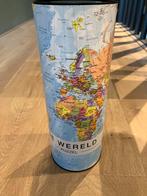 Wereld Puzzel 1000 Stukjes in Koker, Ophalen of Verzenden, 500 t/m 1500 stukjes, Zo goed als nieuw, Legpuzzel