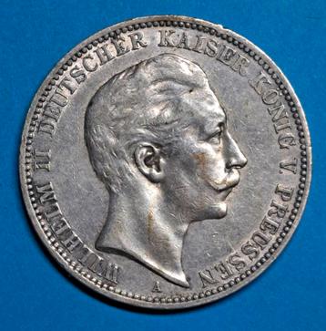 Duitsland 3 mark 1909A beschikbaar voor biedingen