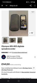 Olympus ws-853 voice recorder gesprek opnames, Ophalen of Verzenden