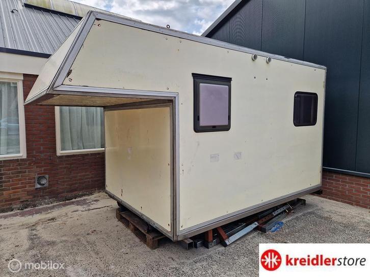 Pick-up camper woonunit nette opbouw op poten te zetten, Caravans en Kamperen, Caravans, Bedrijf, Overige merken