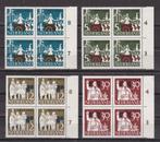 Nederland NVPH nr. 807-810 Postfris in blokken van vier   , Verzenden, Na 1940, Postfris