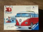3D puzzel VW Bus; Ravensburger, Hobby en Vrije tijd, Denksport en Puzzels, Ophalen of Verzenden, Minder dan 500 stukjes, Zo goed als nieuw