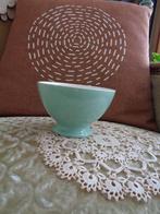 Brocante Pastel Groene Spoelkom van Boch ** Mimosa **, Antiek en Kunst, Ophalen of Verzenden
