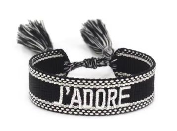Zwart met witte verstelbare Armband! Leuke CADEAUTIP! beschikbaar voor biedingen