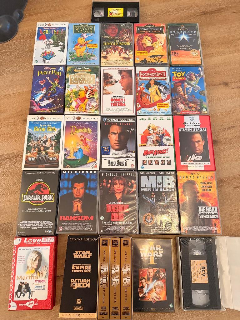 Diverse VHS films, Cd's en Dvd's, VHS | Film, Alle leeftijden, Ophalen, Gebruikt, Overige genres