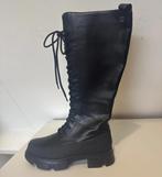 Liu Jo stoere veter laarzen vegan leer 40, Ophalen of Verzenden, Zo goed als nieuw, Zwart, Sneakers of Gympen