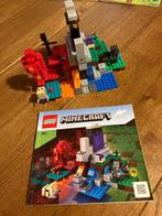 Lego minecraft 21172 het verwoeste portaal, Ophalen of Verzenden, Zo goed als nieuw, Complete set, Lego