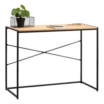 Nieuw in doos: Bureau Jaxx – naturel/zwart – 75x100x45 cm beschikbaar voor biedingen
