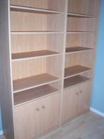 2 mooie boekenkasten beuken fineer, Huis en Inrichting, Kasten | Boekenkasten, Ophalen, 50 tot 100 cm, 150 tot 200 cm, 25 tot 50 cm