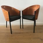 set 2 Driade Starck Aleph De Costes stoel Vintage, Huis en Inrichting, Ophalen, Gebruikt, Zwart, Nvt